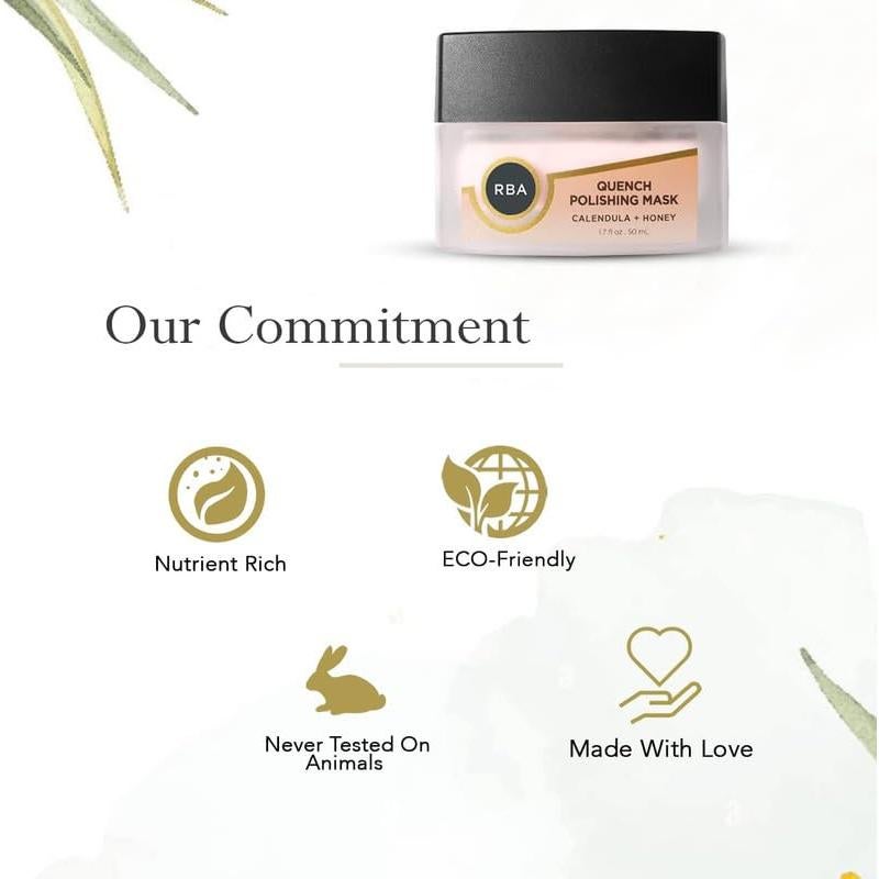 Máscara Pulidora Quench RBA Skincare 50ml Exfoliante Natural