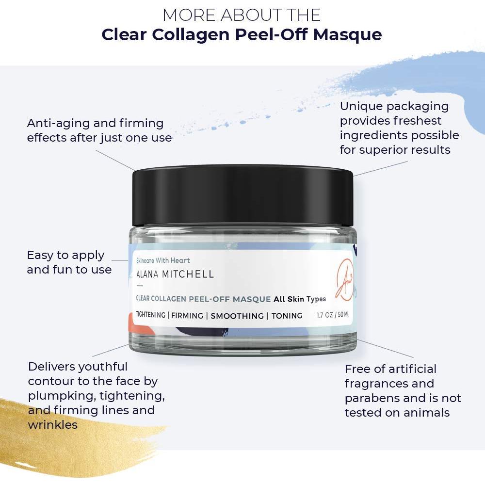 Mascarilla Facial Peel-Off Colágeno Alana Mitchell 48.2g