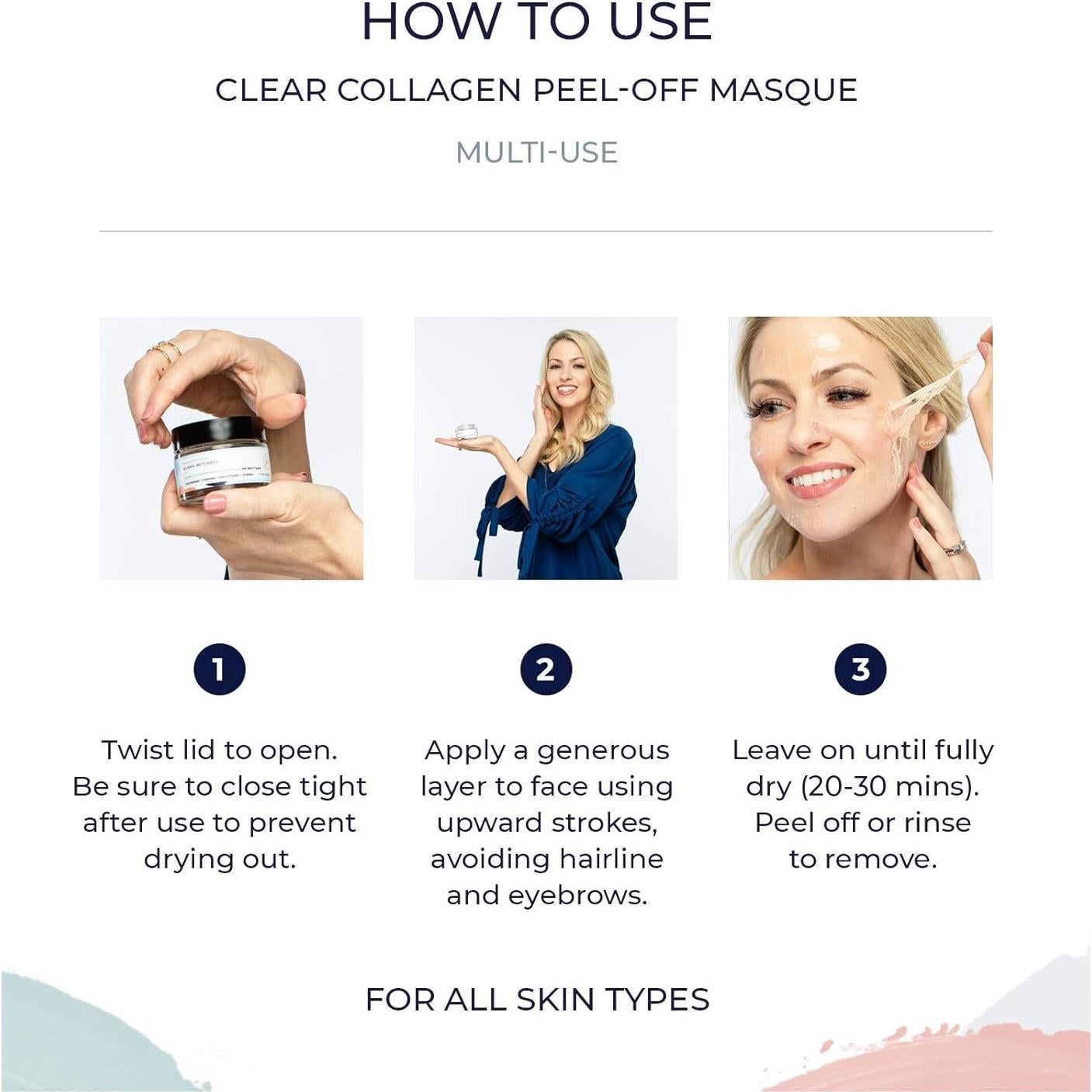 Mascarilla Facial Peel-Off Colágeno Alana Mitchell 48.2g