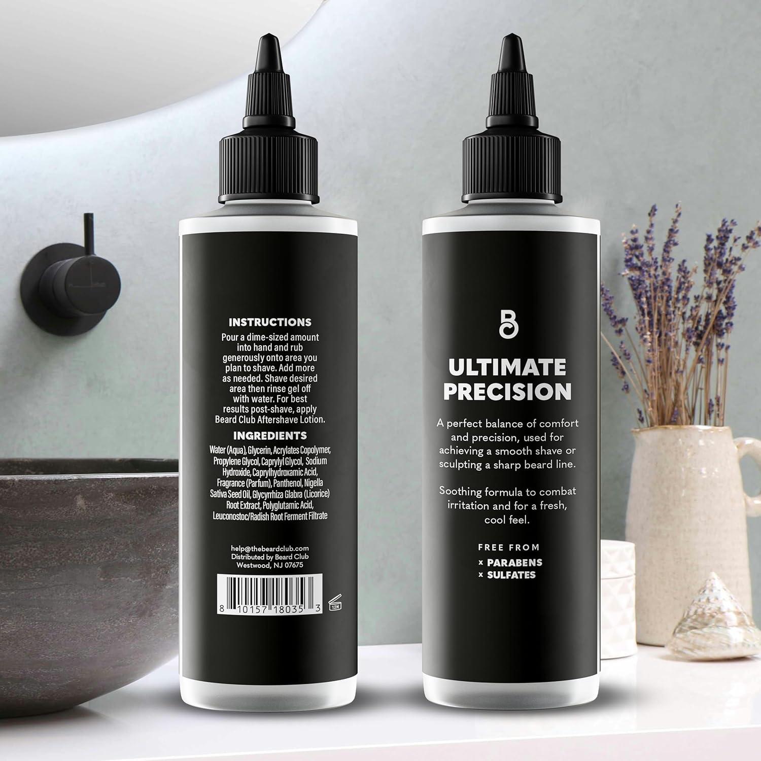 Gel de Afeitar Premium The Beard Club 227g - Hidratante Piel Sensible