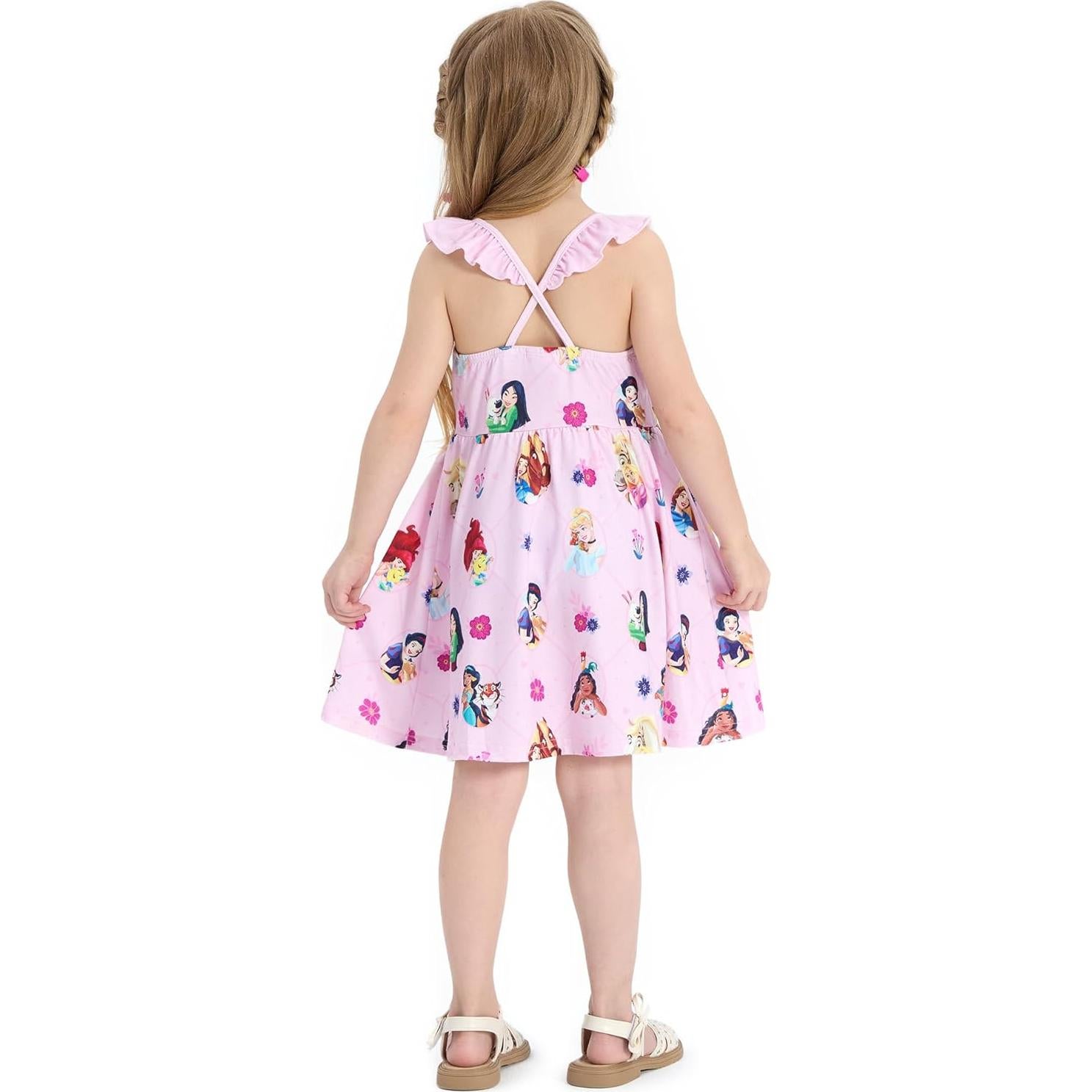 Vestido de Verano para Niña Disney Princesa 3-4T Rosa