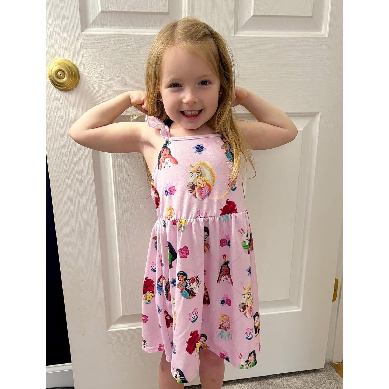 Vestido de Verano para Niña Disney Princesa 3-4T Rosa