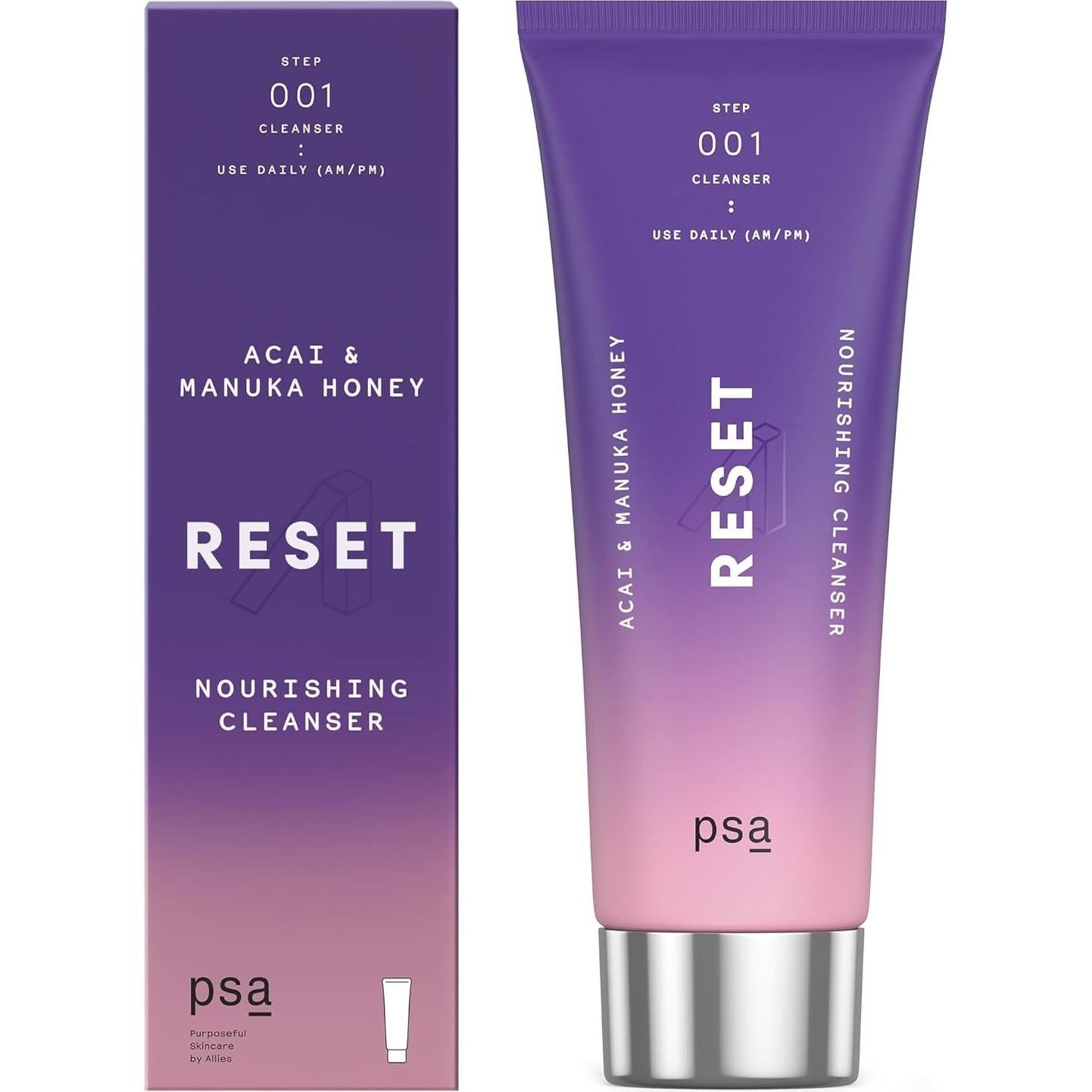 Limpiador Nutritivo Reset PSA 100 mL Acai y Miel de Manuka