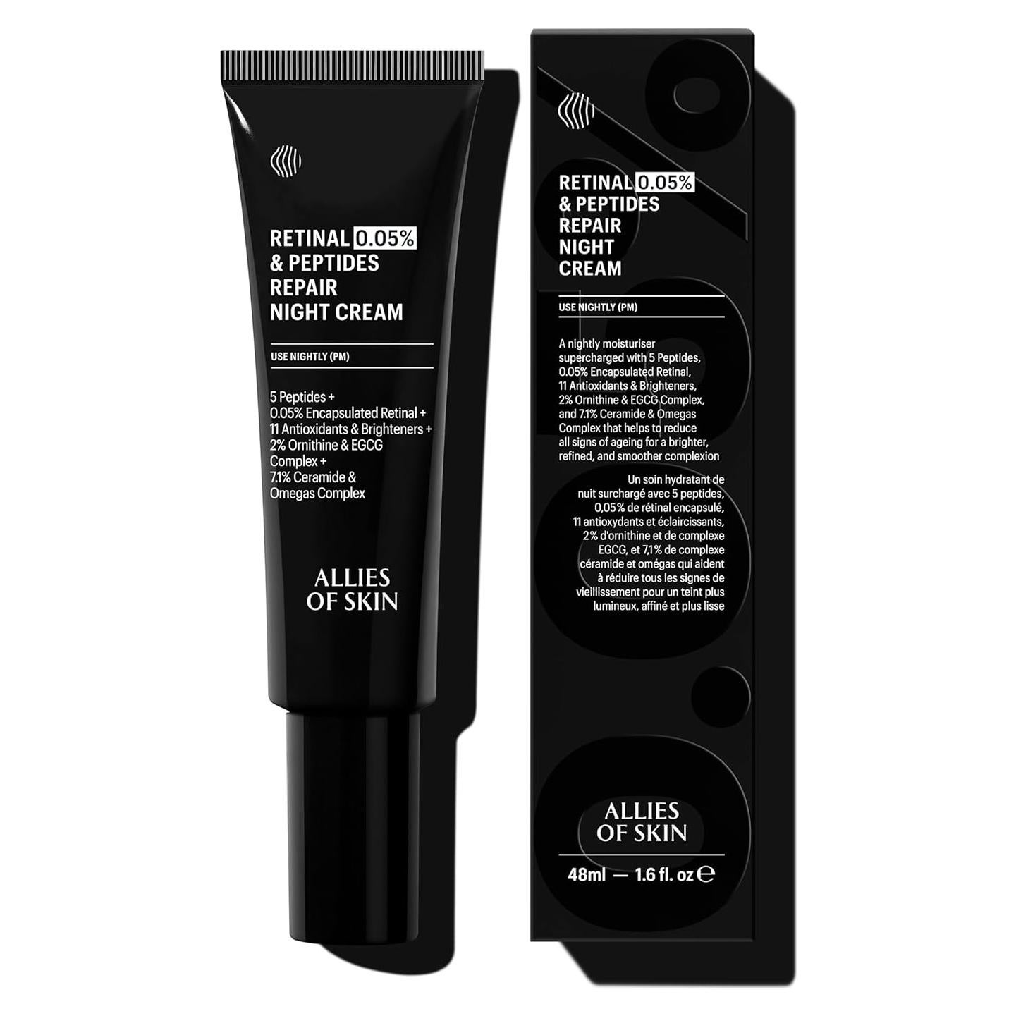 Crema Nocturna Reparadora Aliados de la Piel 0.05% Retinaldehído