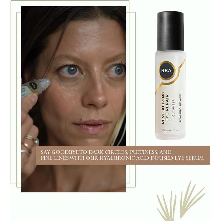 Suero Reparador de Ojos RBA 10ml - Ácido Hialurónico y Pepino