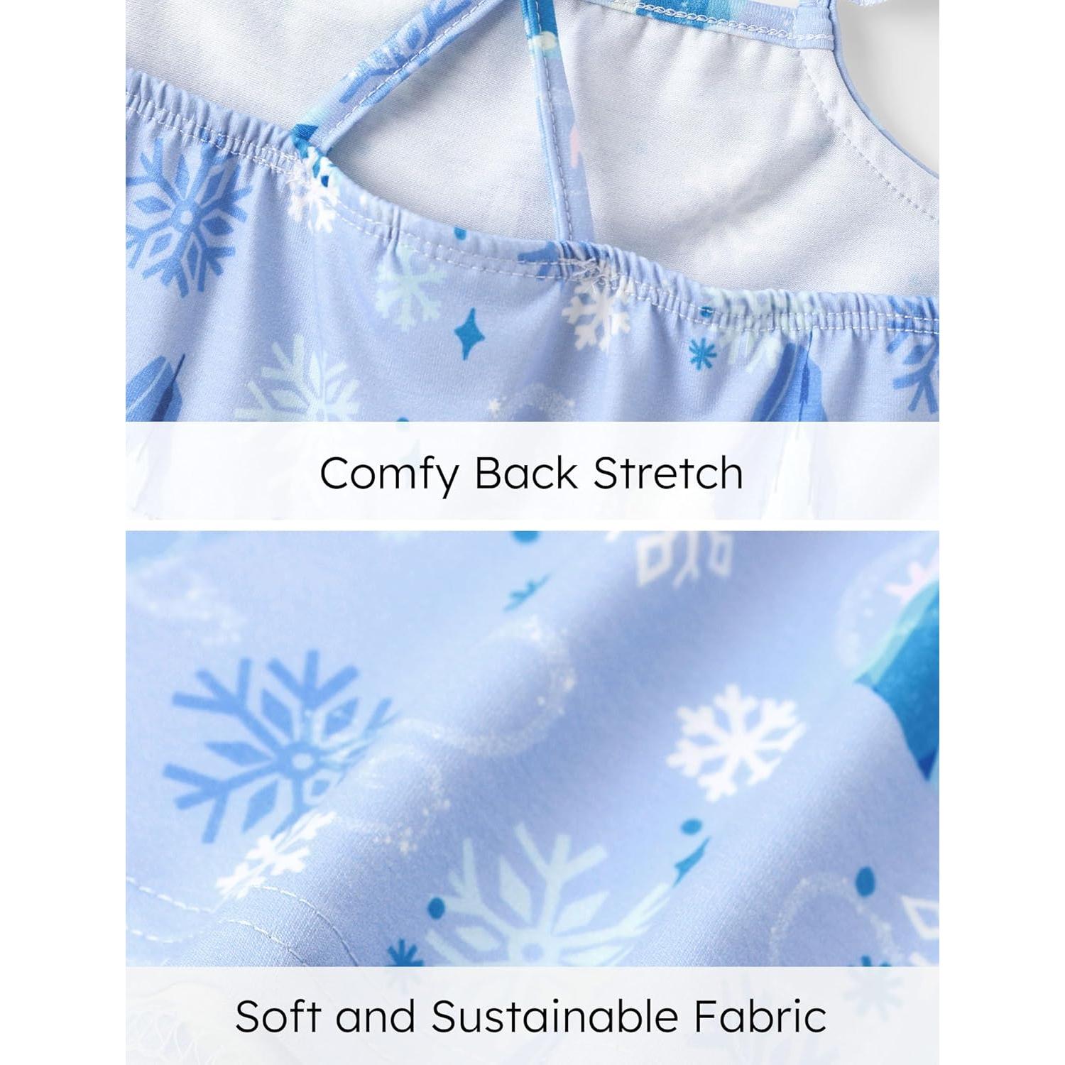 Vestido de Verano Disney Princesa para Niña 3-4T Azul