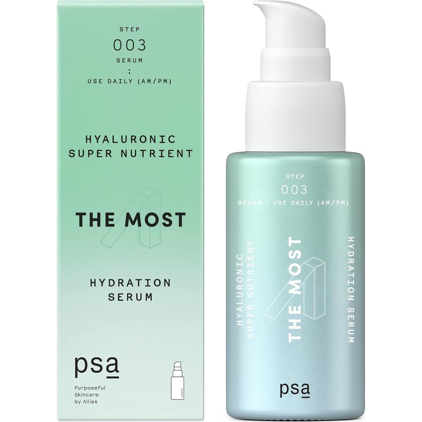 Suero Hidratante PSA EL MÁS 30 mL Ácido Hialurónico Kombucha