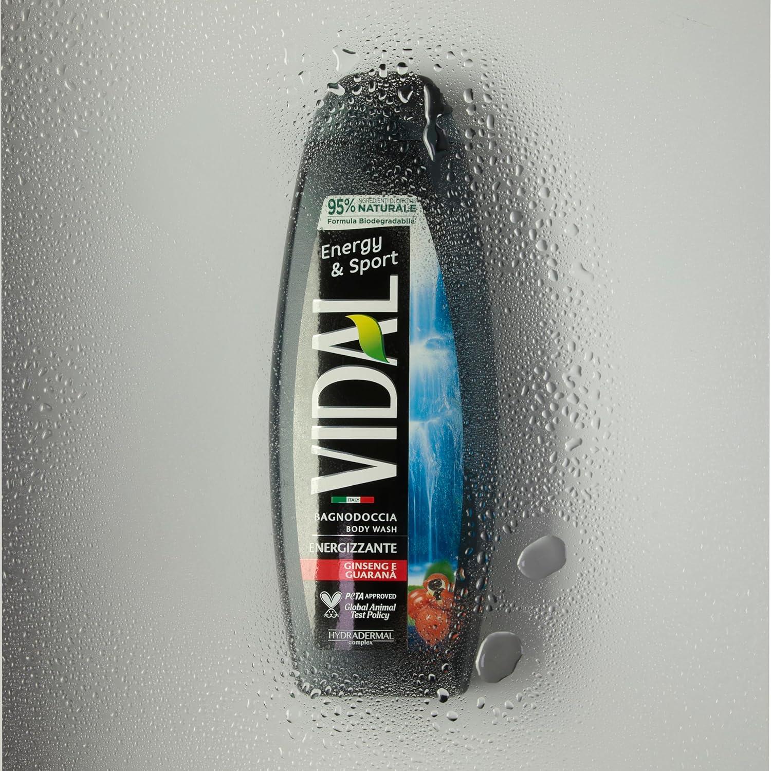 Gel de Ducha Energizante con Ginseng y Guaraná 250 ml