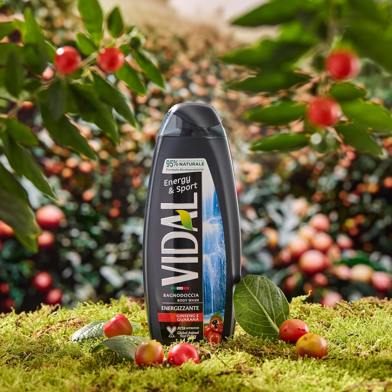 Gel de Ducha Energizante con Ginseng y Guaraná 250 ml