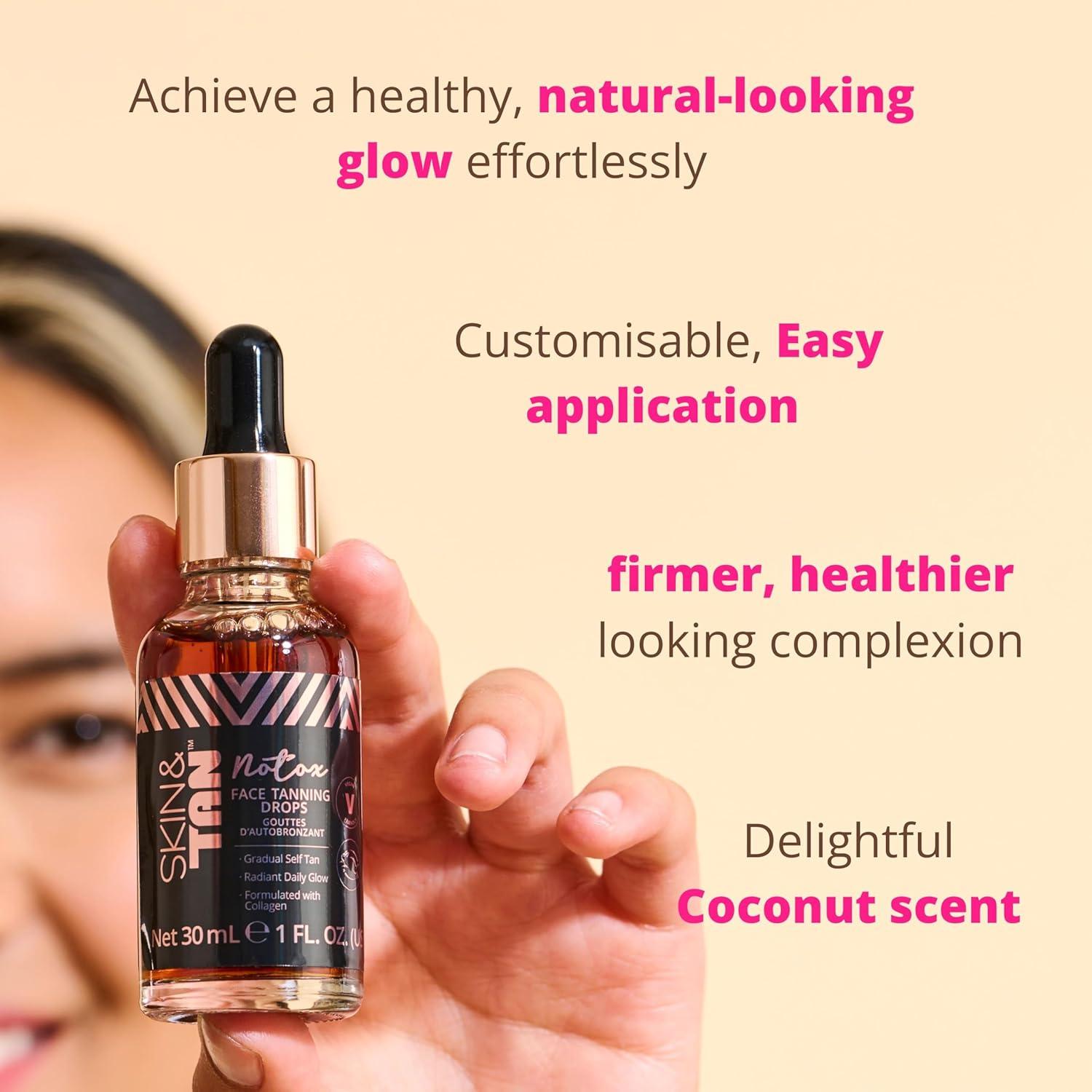 Suero Hidratante Facial Skinny Tan Notox con Colágeno Vegano 28g