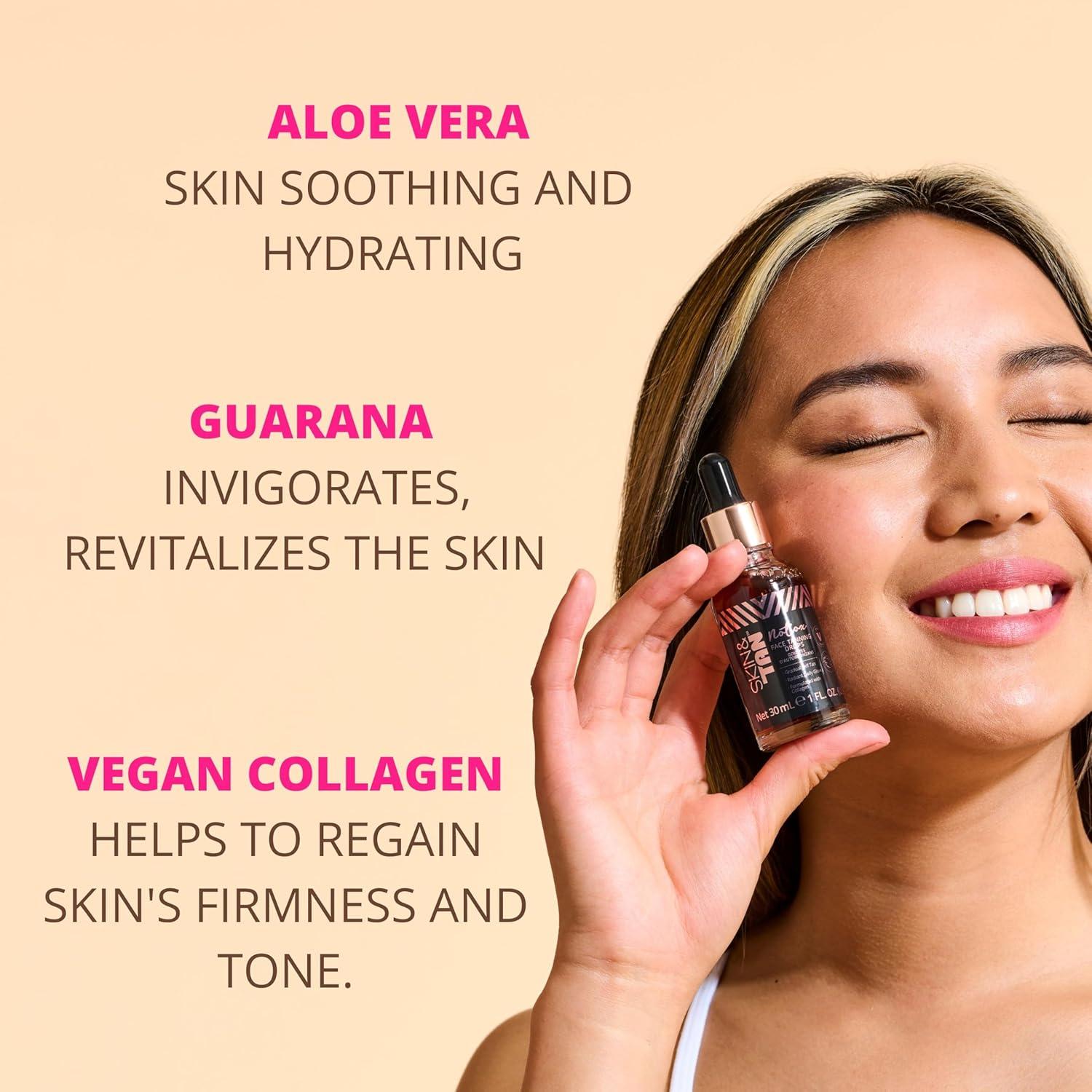 Suero Hidratante Facial Skinny Tan Notox con Colágeno Vegano 28g