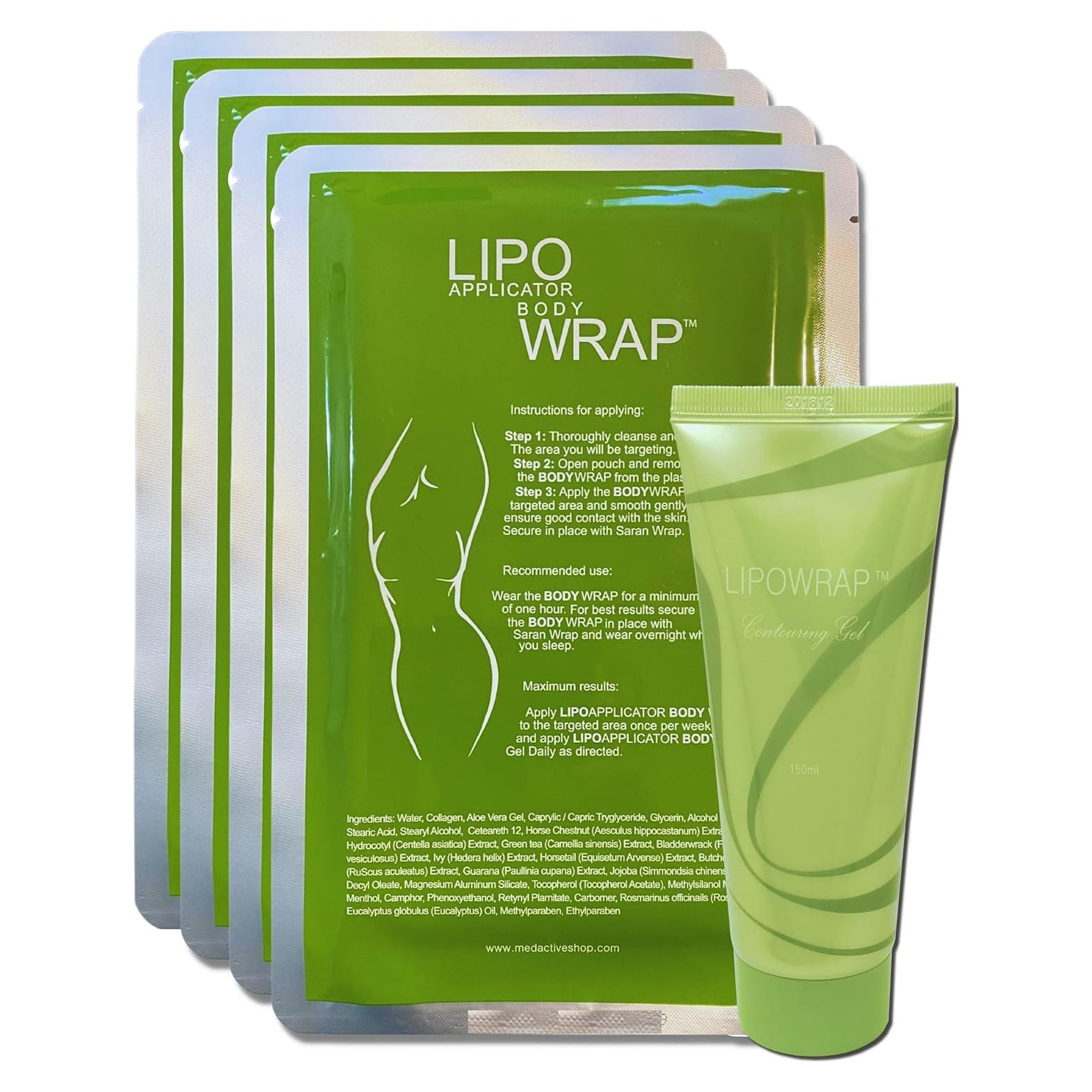 Envoltura Corporal Tummy MedactiveUSA 4 Unidades + Gel