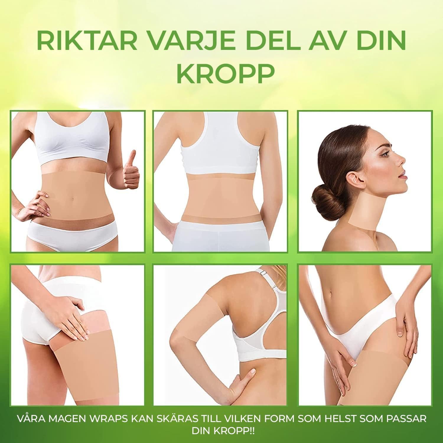 Envoltura Corporal Tummy MedactiveUSA 4 Unidades + Gel