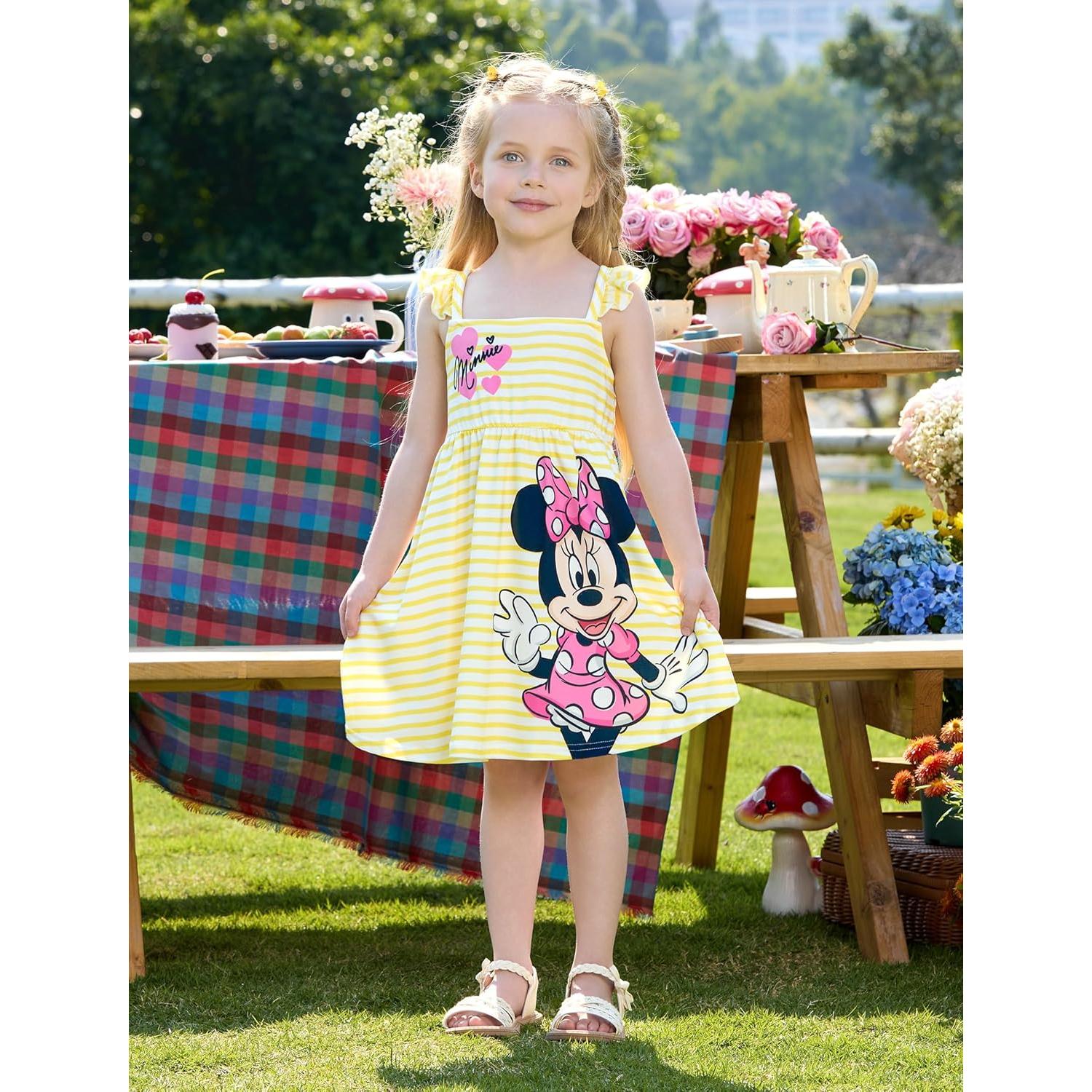 Vestido de Verano para Niña Disney Minnie 3-4T Amarillo