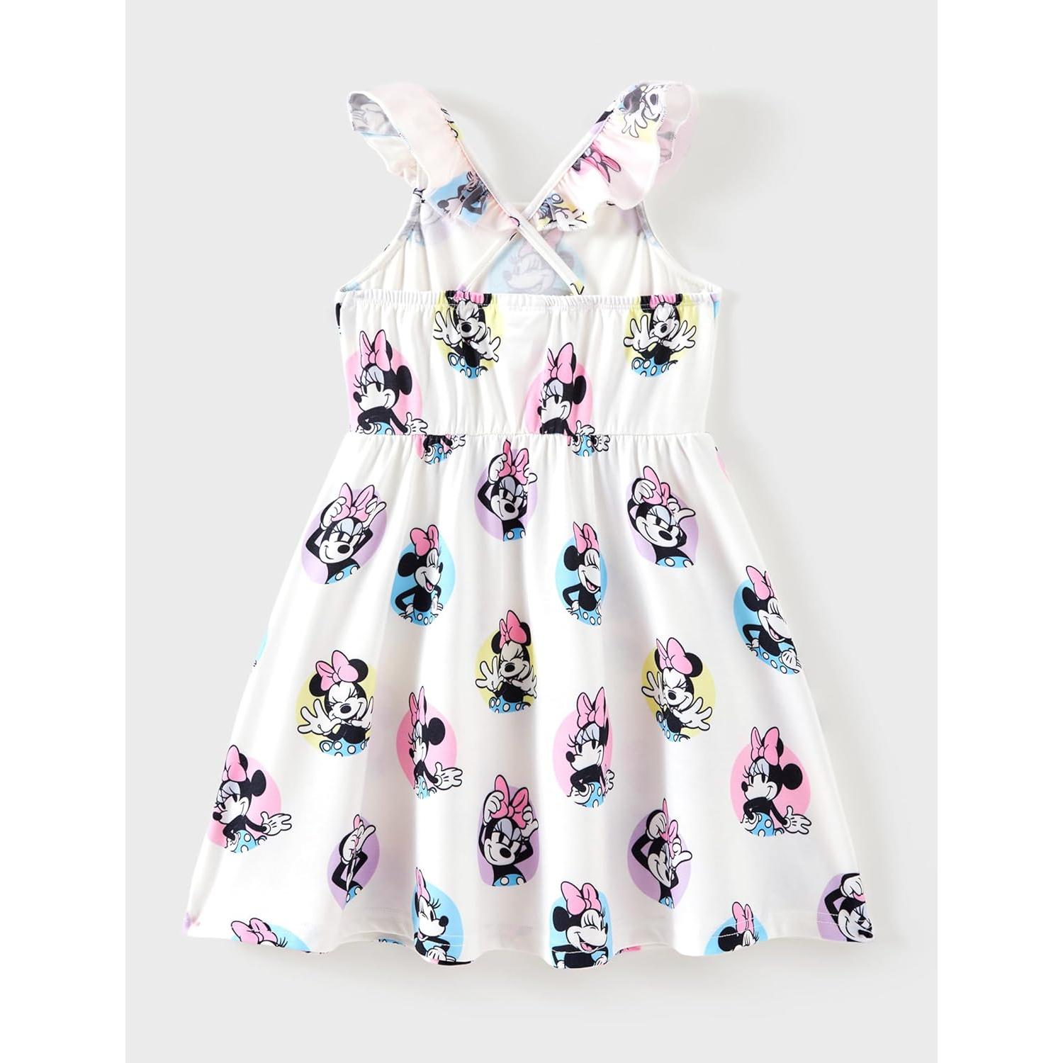 Vestido de Verano Minnie Mouse para Niña 3-4T con Volantes