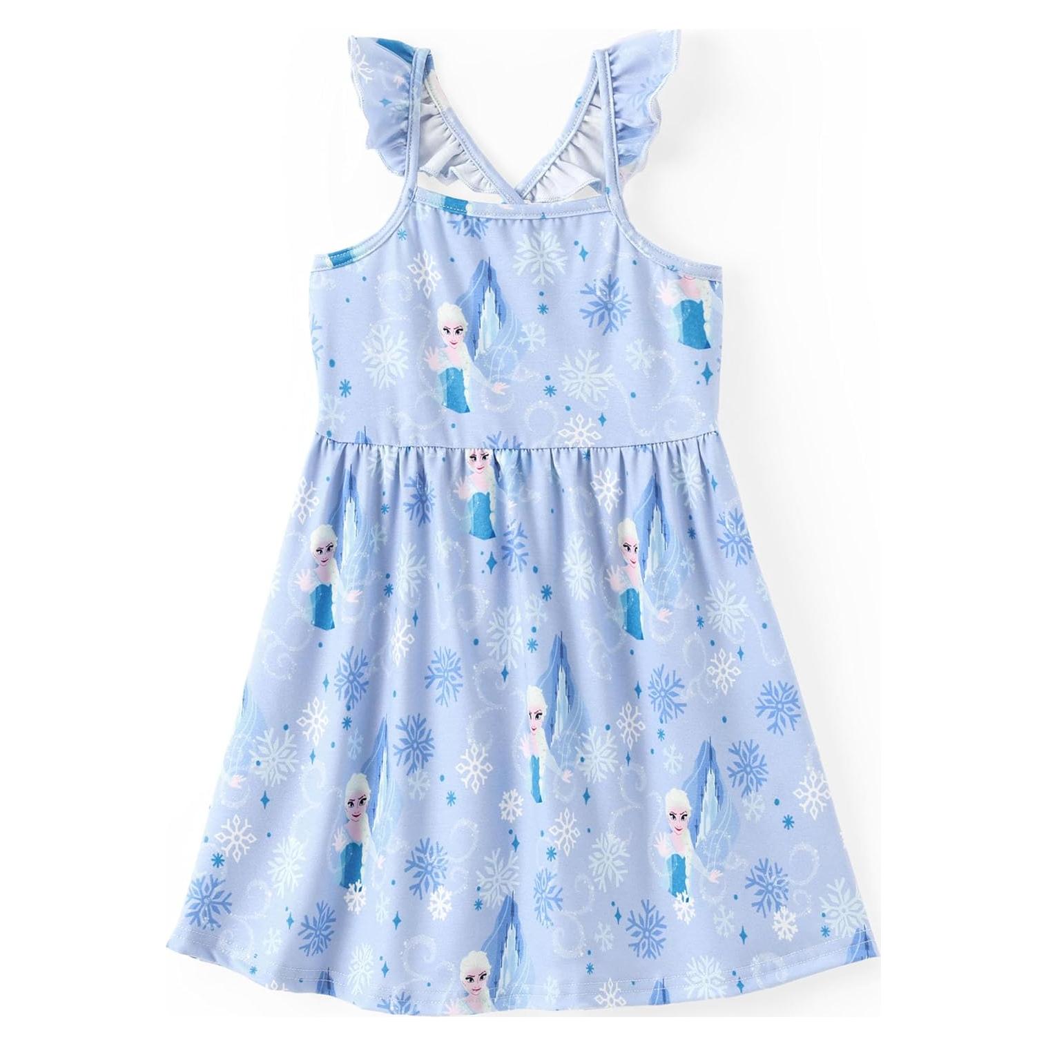Vestido de Verano Niña Disney Princesa Elsa 3T Azul