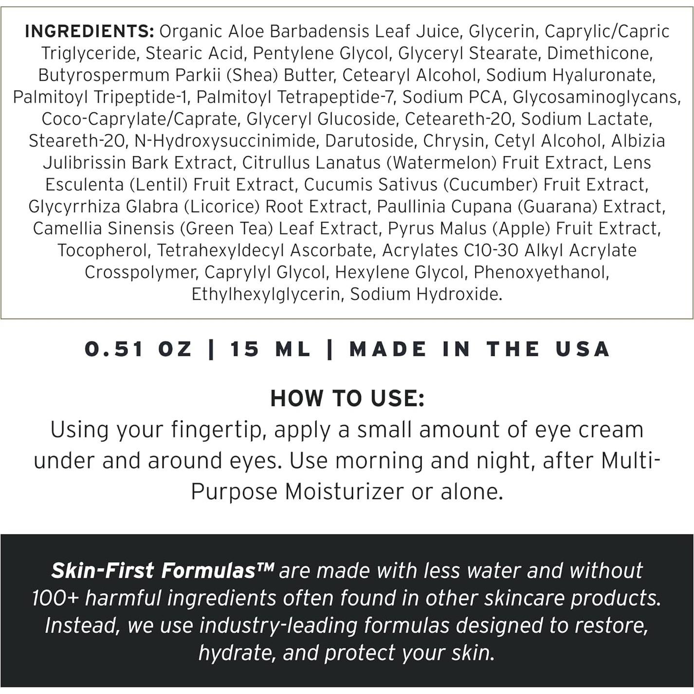 Crema para los Ojos Antienvejecimiento Supply 14.17g - Hidratante