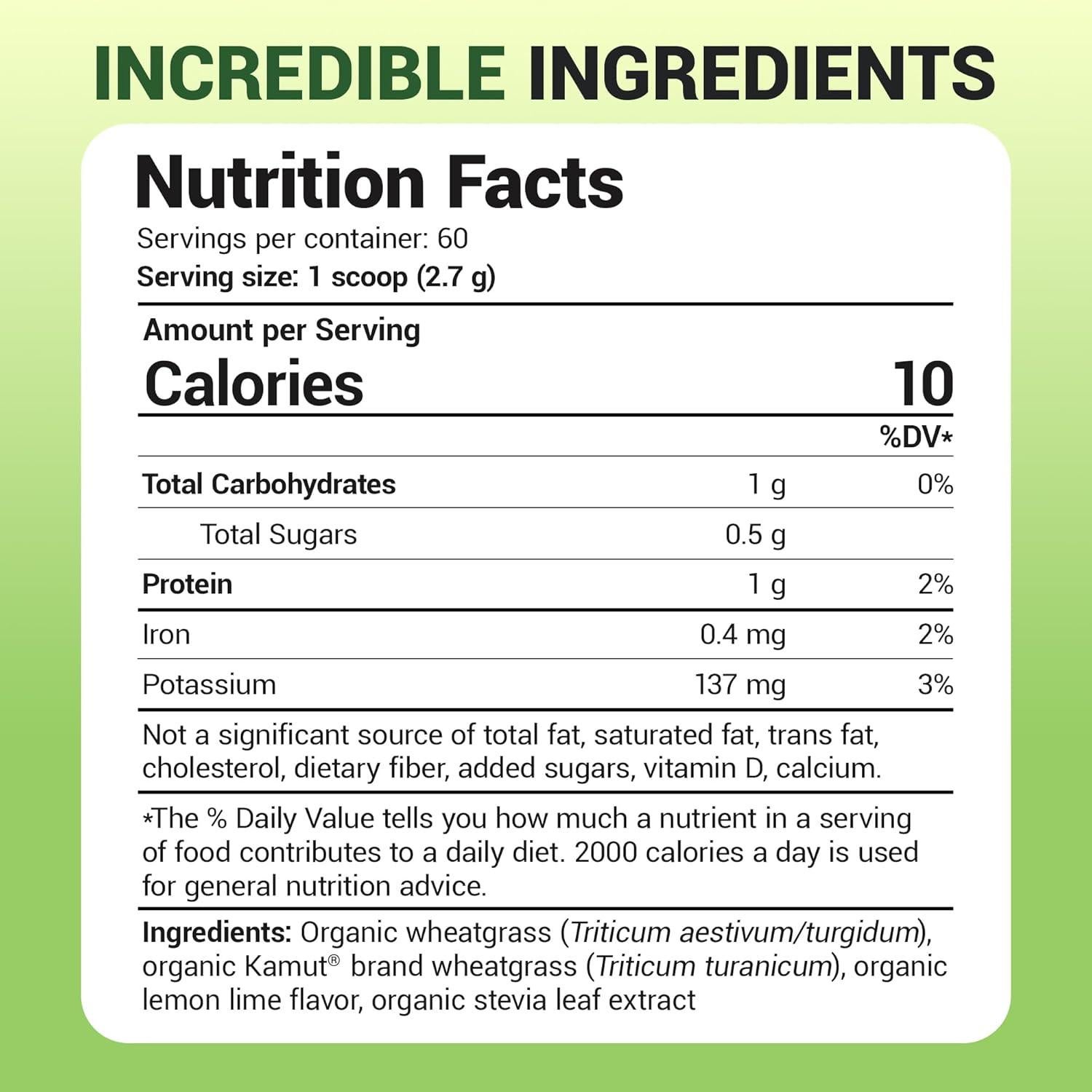 Dr. Berg Polvo Verde Orgánico 60 Porciones - Superalimento