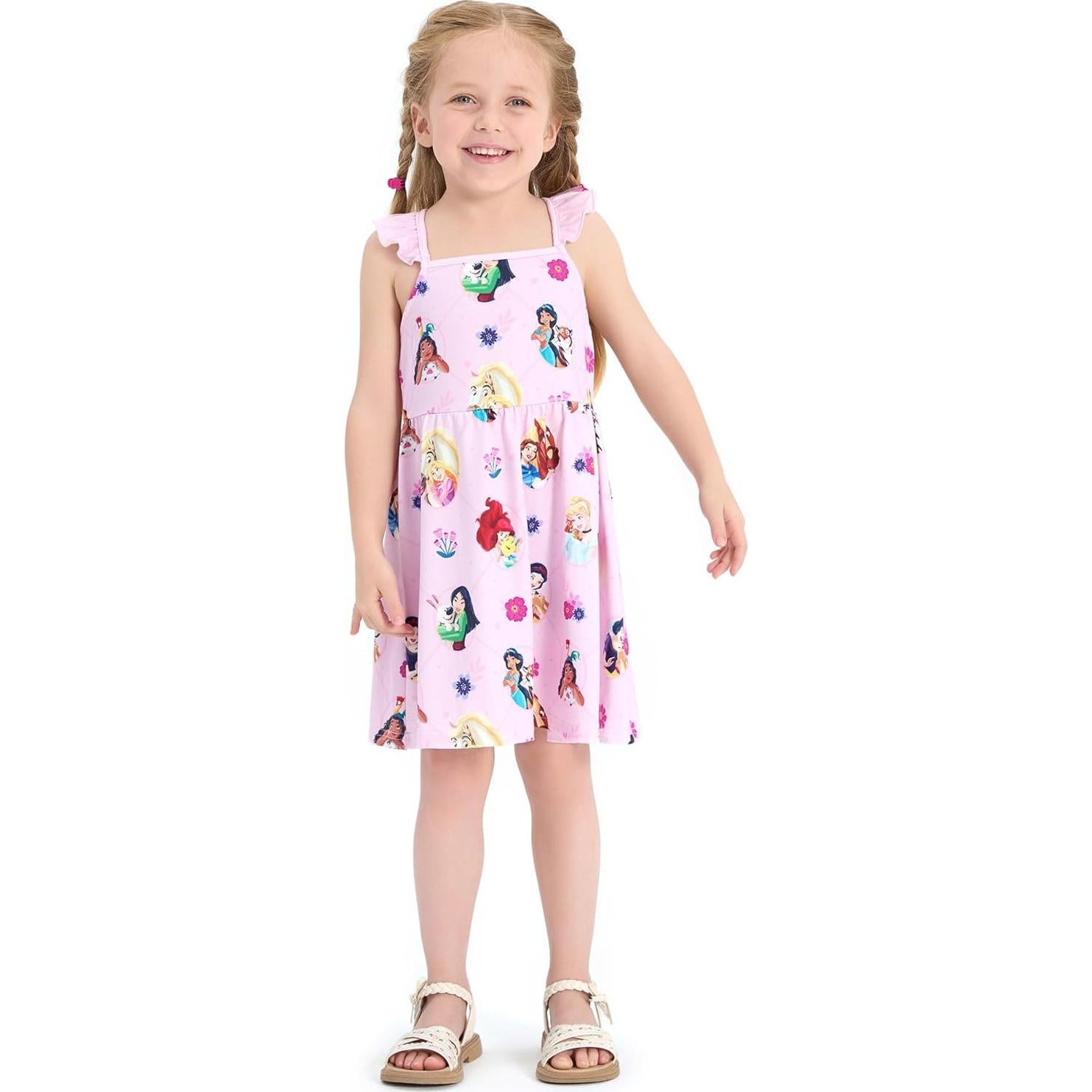 Vestido de Verano para Niña Disney Princesa 2T Rosa