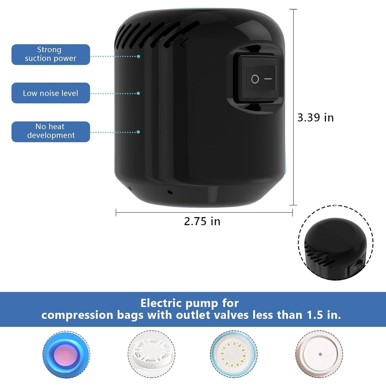 Bomba de Aire Eléctrica HZD para Almacenamiento al Vacío