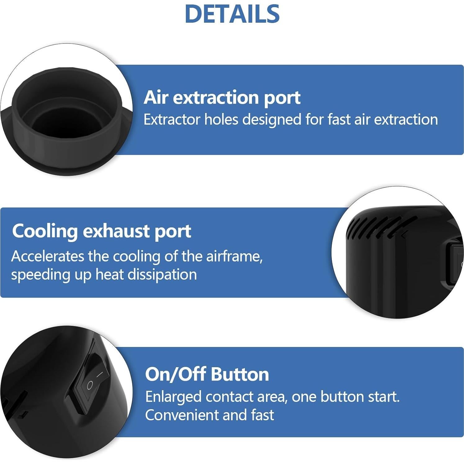 Bomba de Aire Eléctrica HZD para Almacenamiento al Vacío
