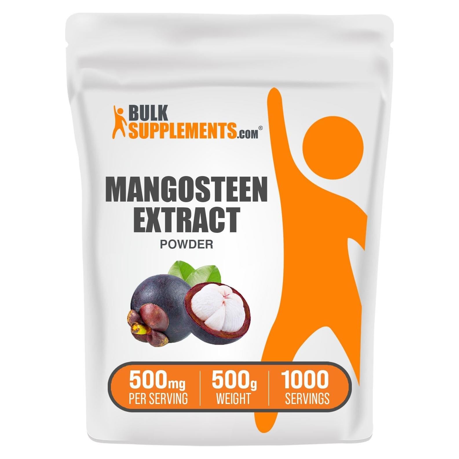 Polvo de Extracto de Mangostán BulkSupplements 500g - Suplemento Natural