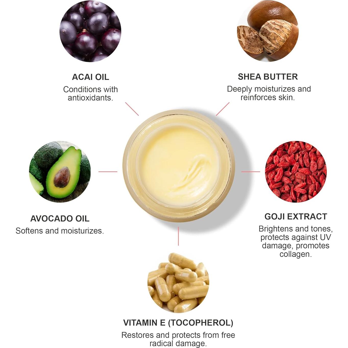 Bálsamo Nutritivo 100% Puro Crema Hidratante 30g Vegano