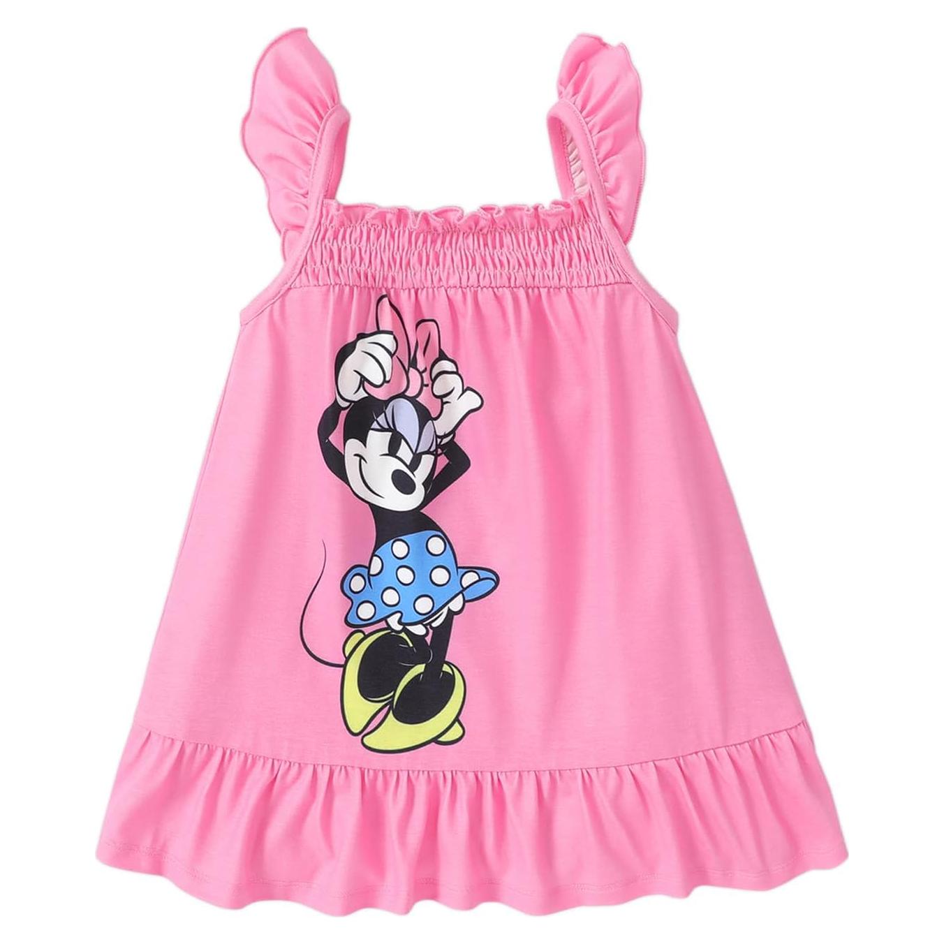 Vestido de Verano para Niña Disney Minnie Rosa 3T