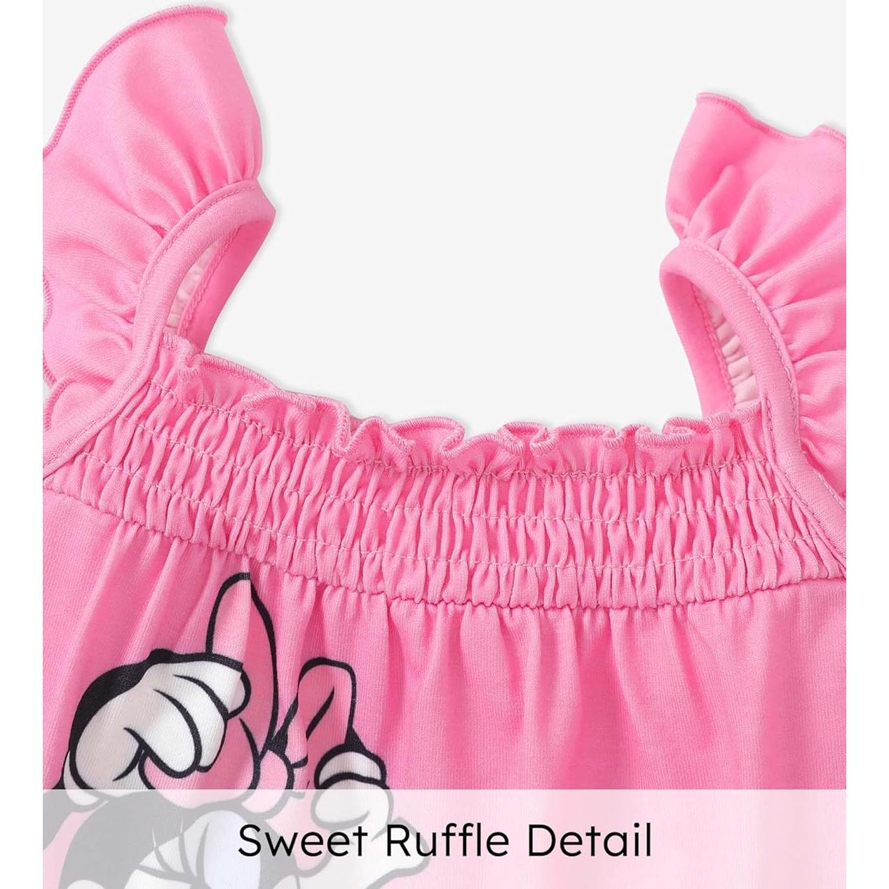Vestido de Verano para Niña Disney Minnie Rosa 3T