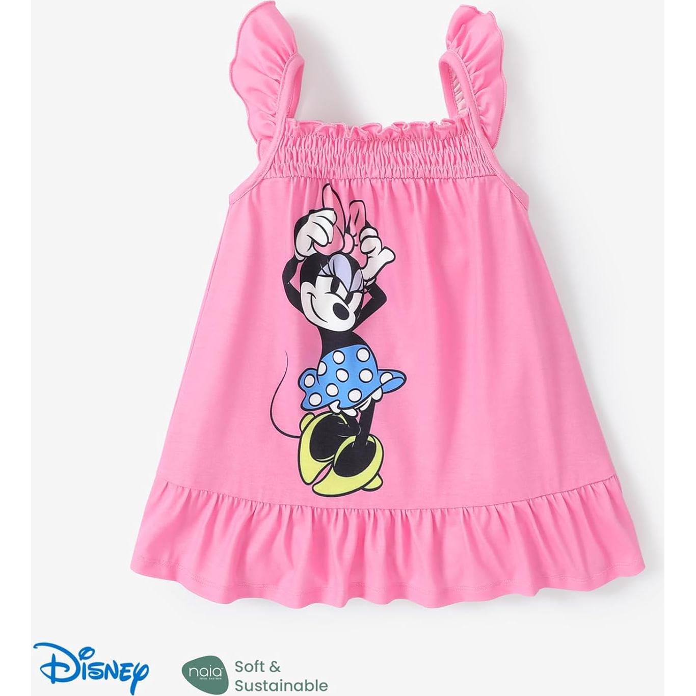 Vestido de Verano para Niña Disney Minnie Rosa 3T