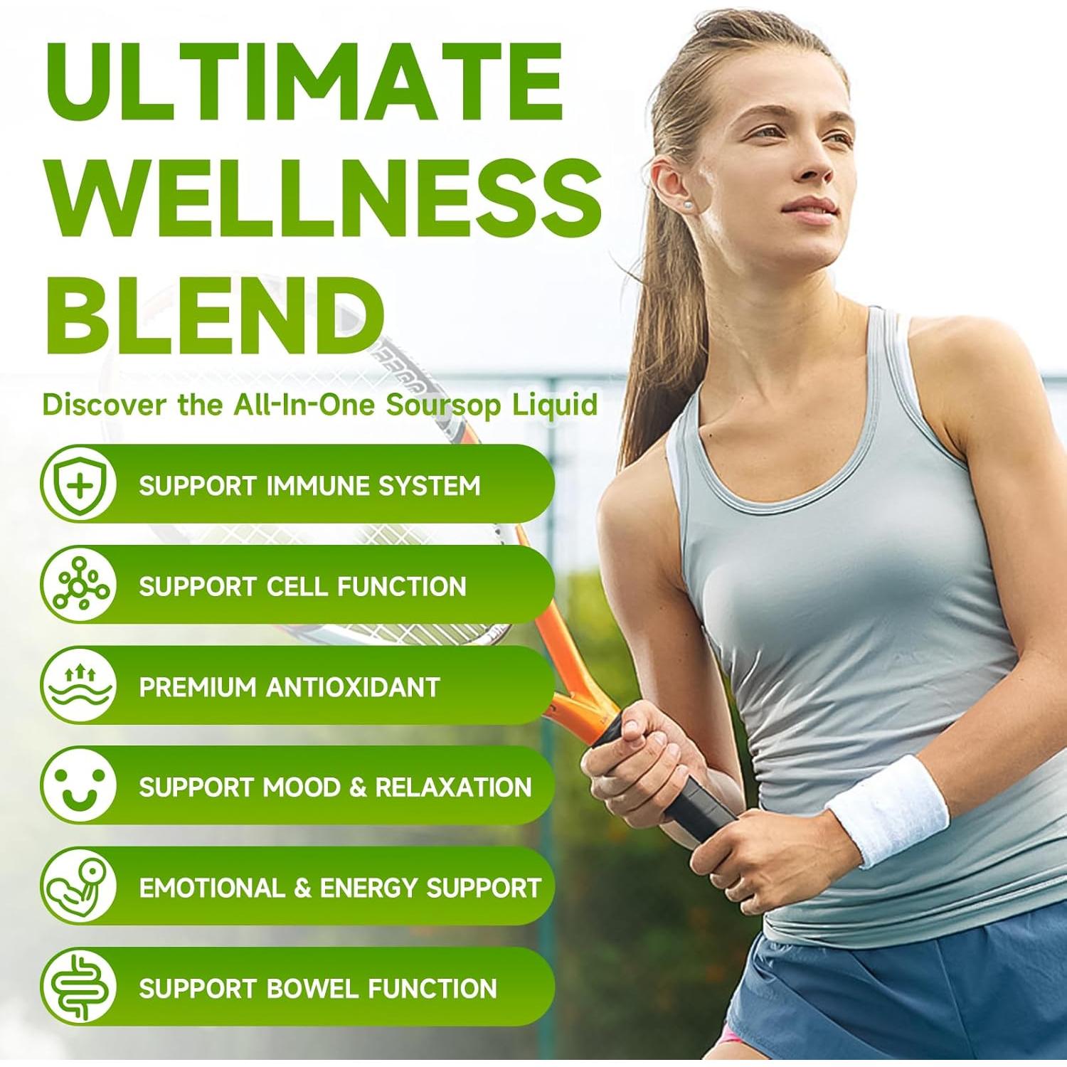 Gotas Líquidas de Graviola MEENCCD 59.15 ml Sabor Naranja