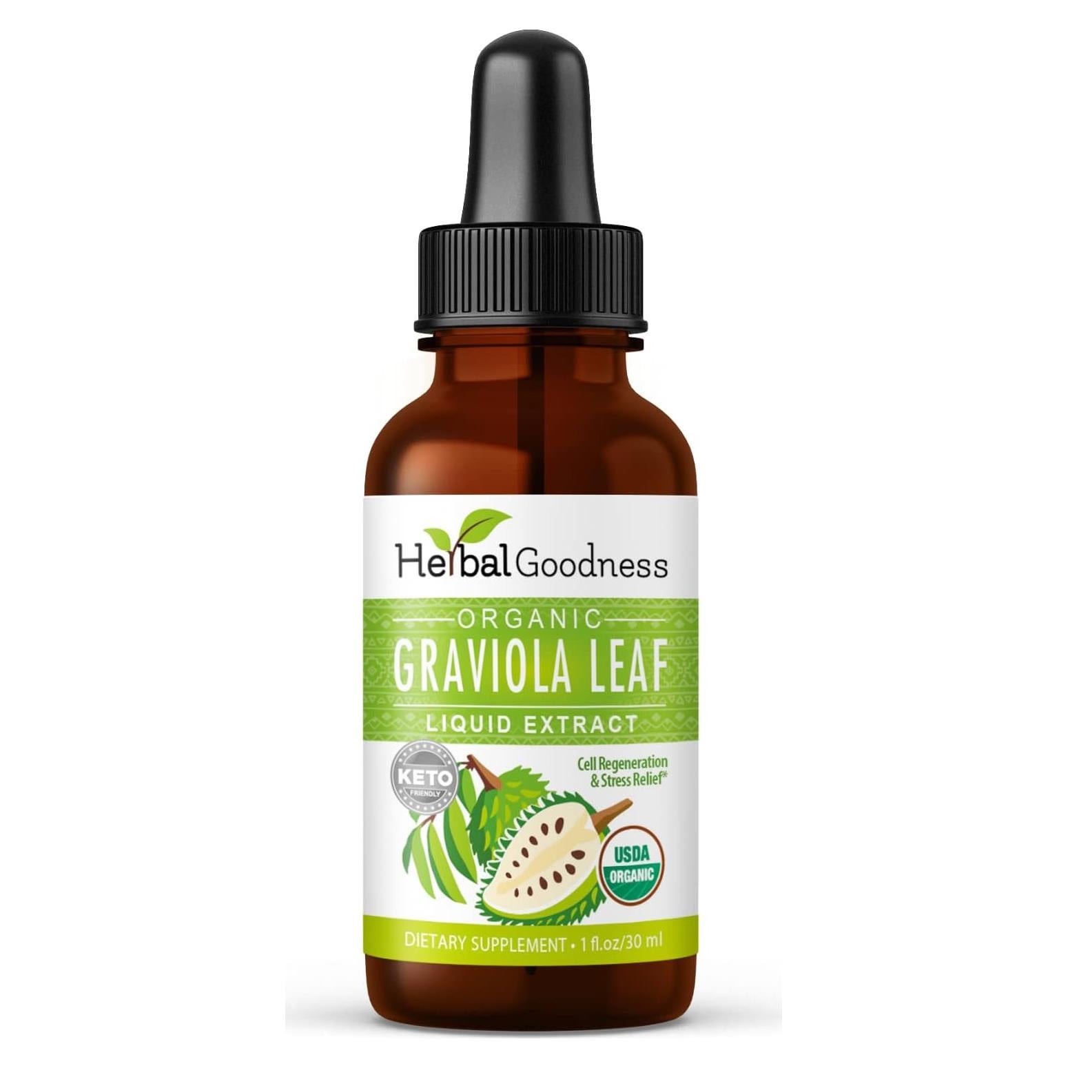 Extracto de Hoja de Graviola Herbal Goodness 28.35g Orgánico