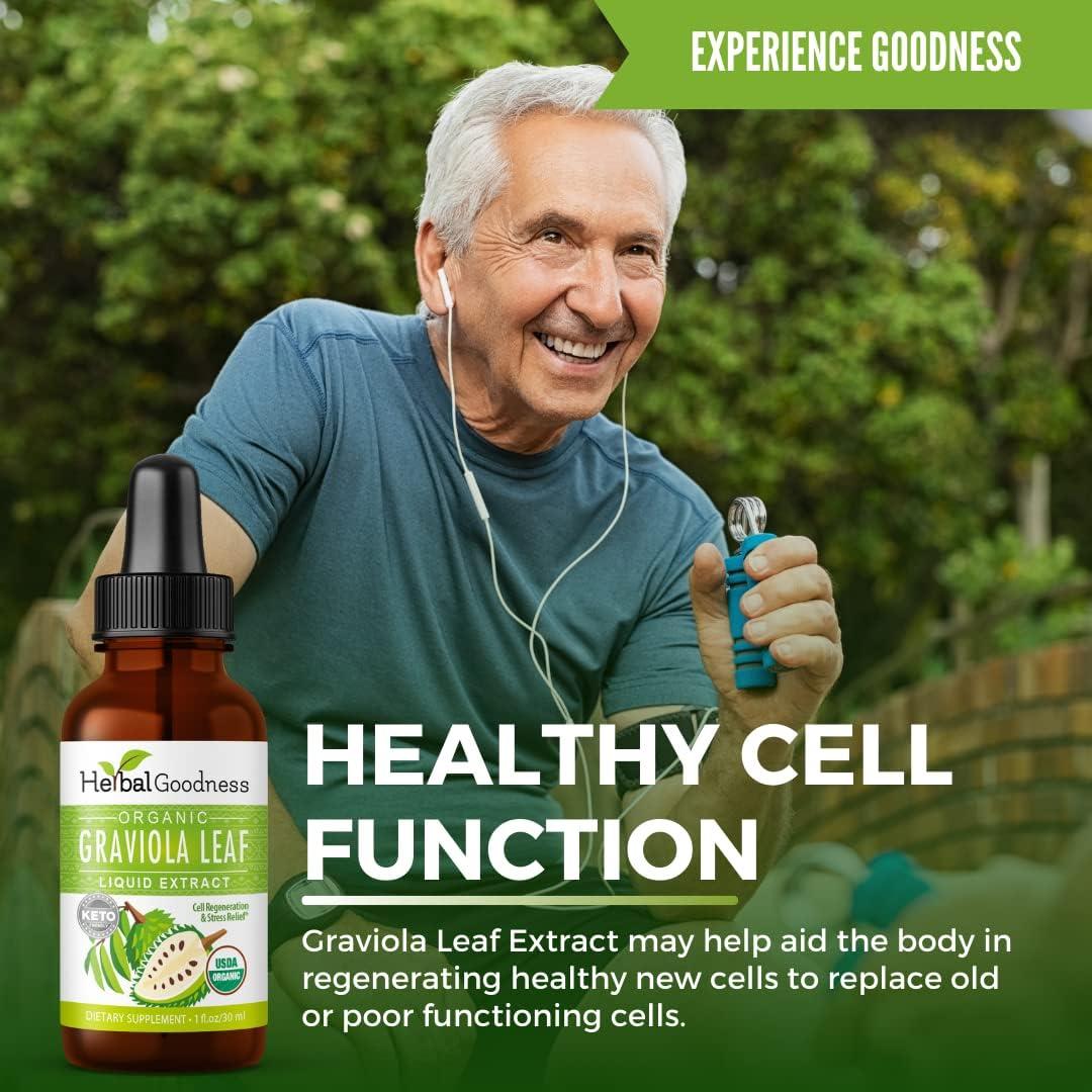 Extracto de Hoja de Graviola Herbal Goodness 28.35g Orgánico