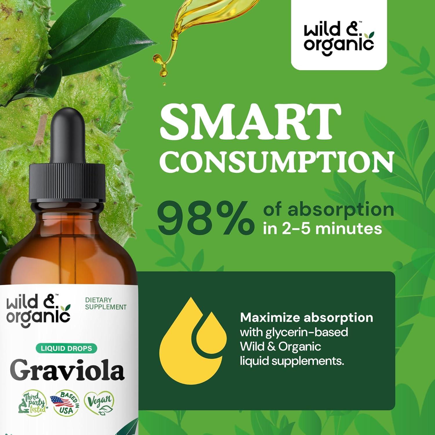 Gotas Multivitamínicas de Graviola Silvestre 118.29 ml - Veganas