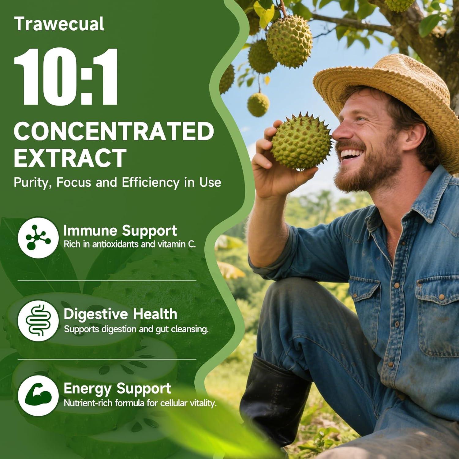 Gotas Líquidas de Graviola Trawecual 10:1 - Soporte Inmunológico