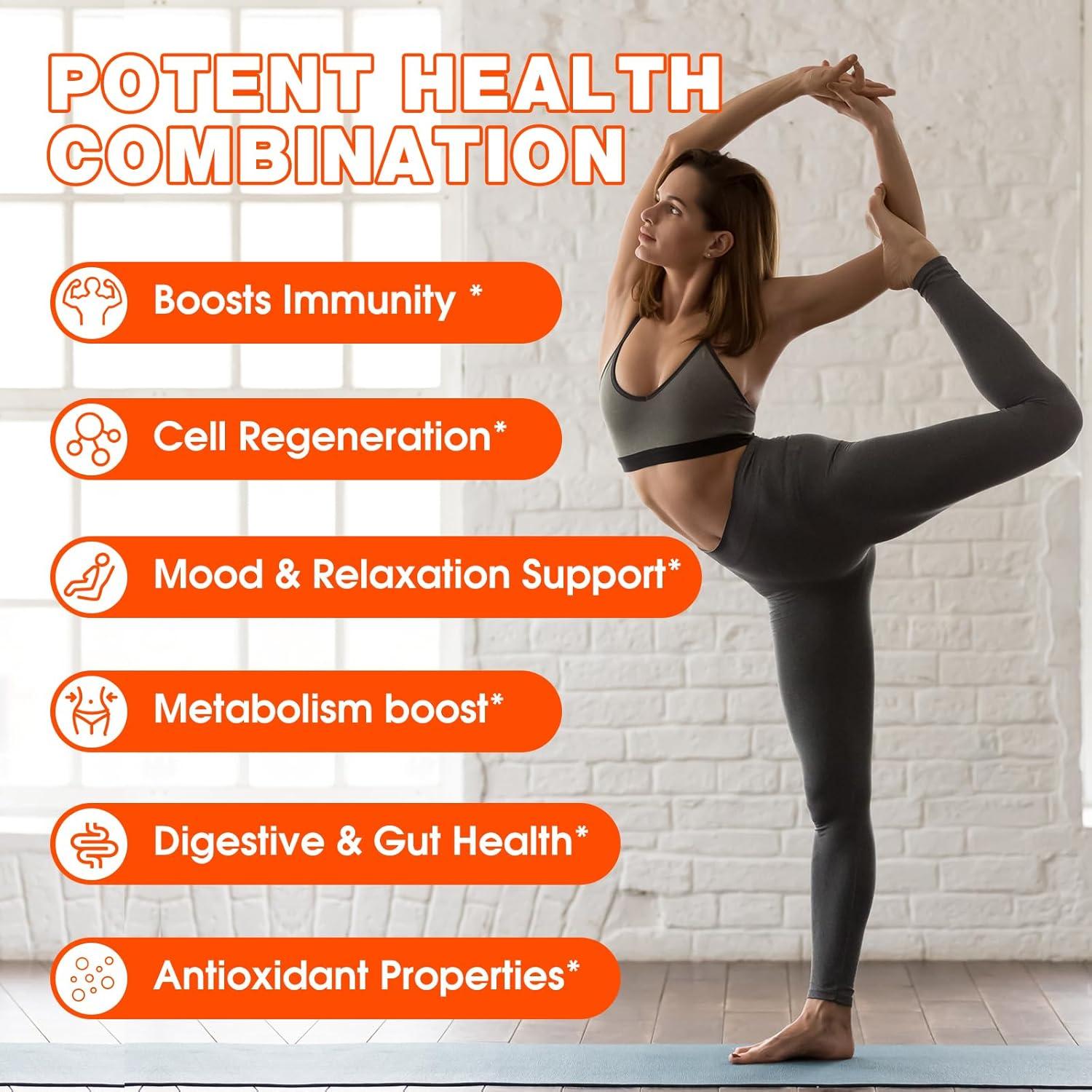 Gomitas de Graviola Soursop JUYIHEAL 60 Unidades Veganas