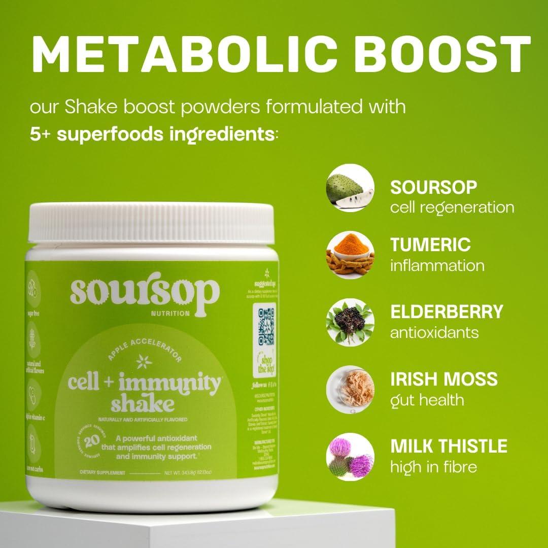 Batido Superfood Soursop Nutrition Carga de Chocolate 440g