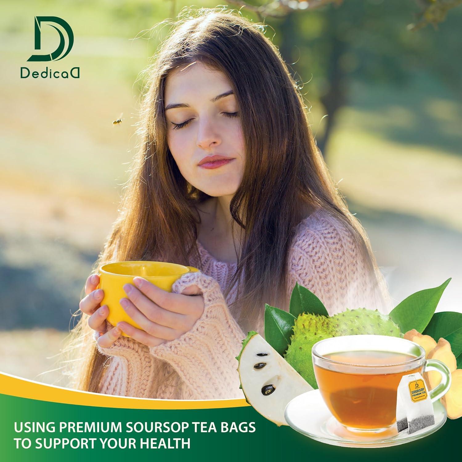 Bolsitas de Té DEDICAD Soursop con Jengibre 30x2g - Sin Cafeína