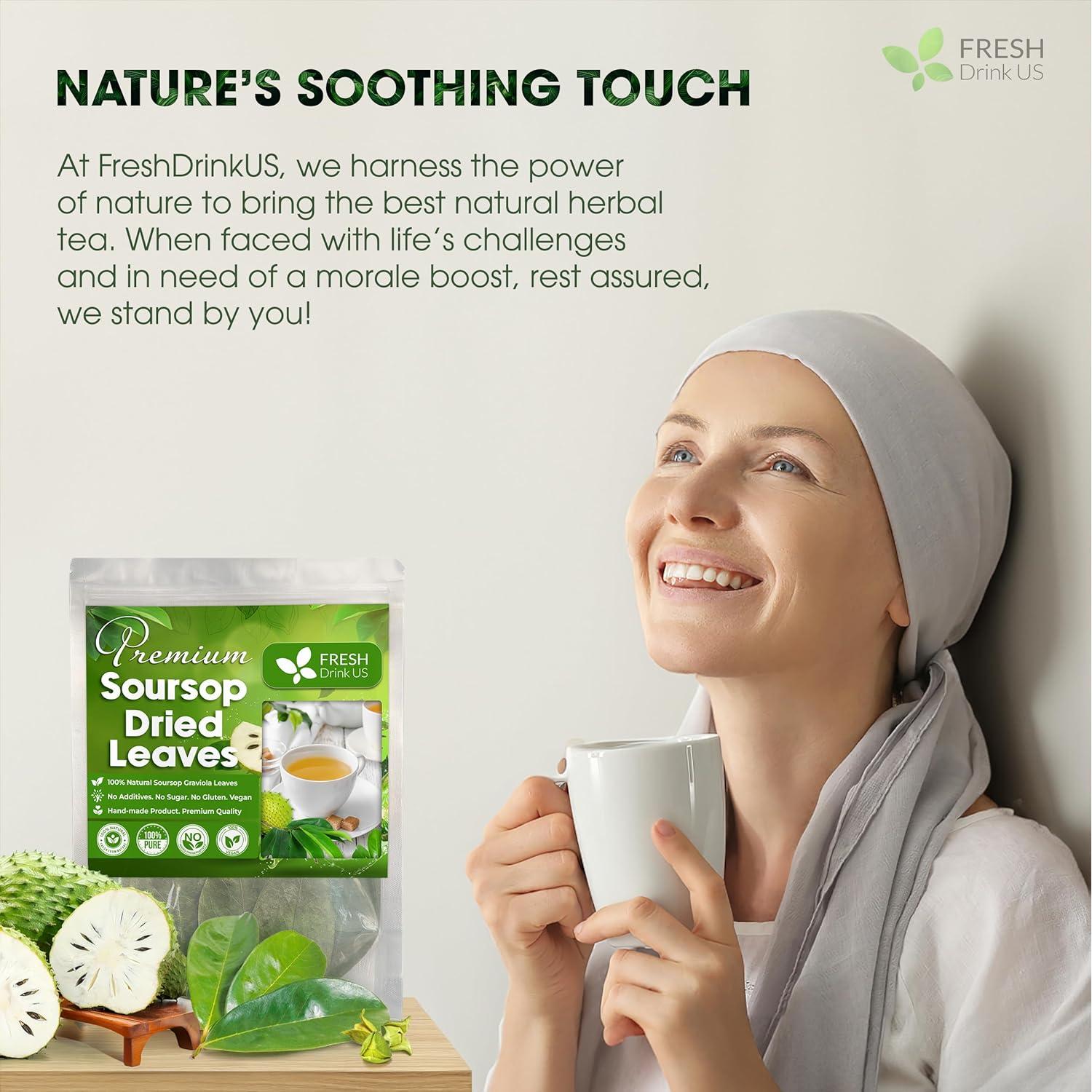 Té de Hojas Secas de Guanábana FreshDrinkUS 330-350 Hojas