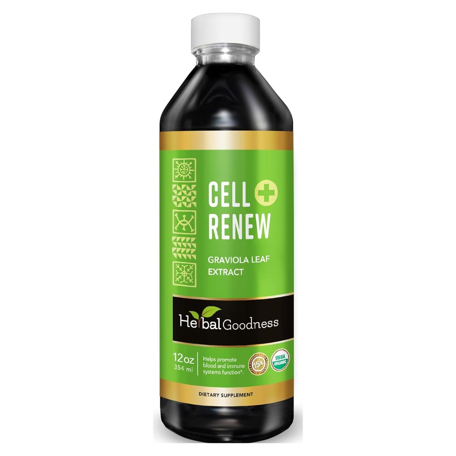 Extracto de Soursop Orgánico Herbal Goodness 354ml 15X Concentrado