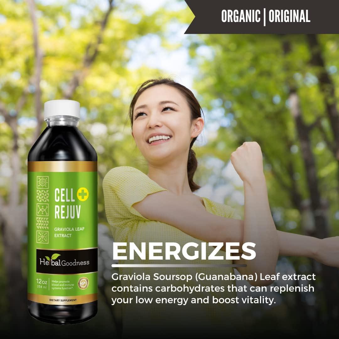 Extracto de Soursop Orgánico Herbal Goodness 354ml 15X Concentrado