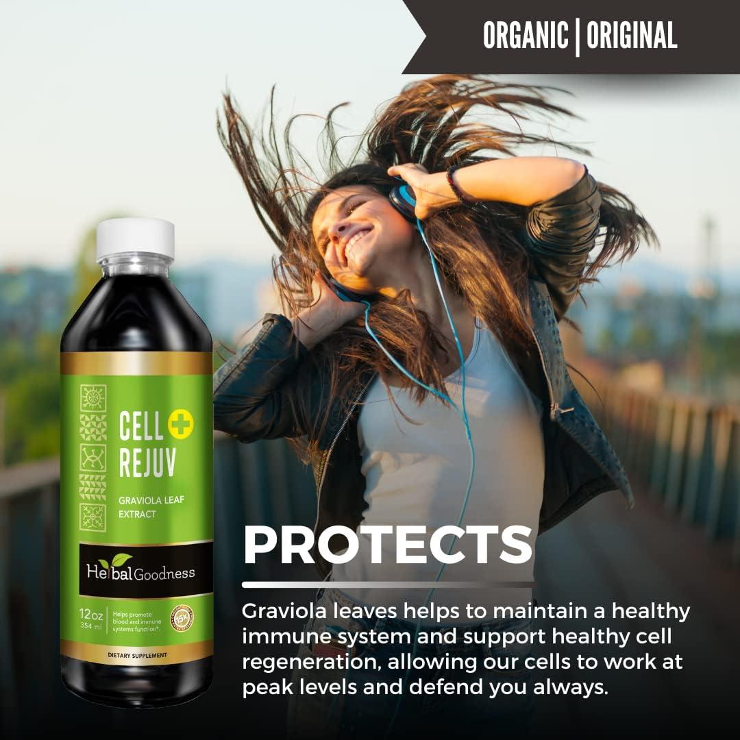 Extracto de Soursop Orgánico Herbal Goodness 354ml 15X Concentrado