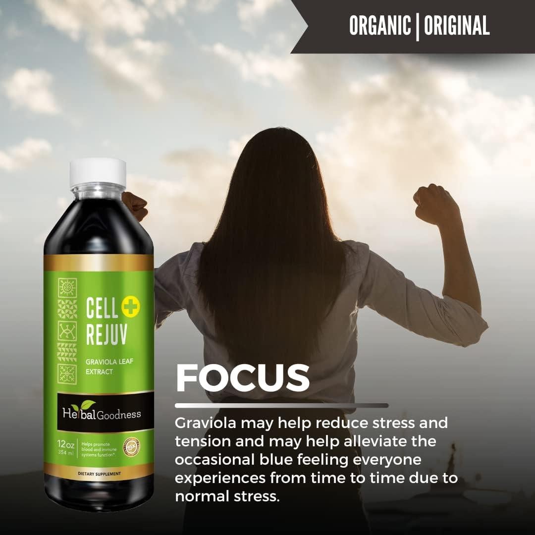 Extracto de Soursop Orgánico Herbal Goodness 354ml 15X Concentrado