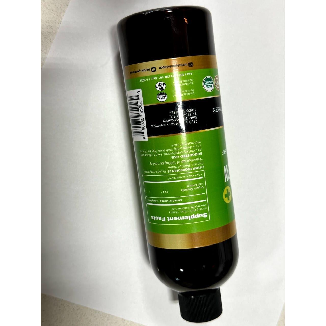 Extracto de Soursop Orgánico Herbal Goodness 354ml 15X Concentrado