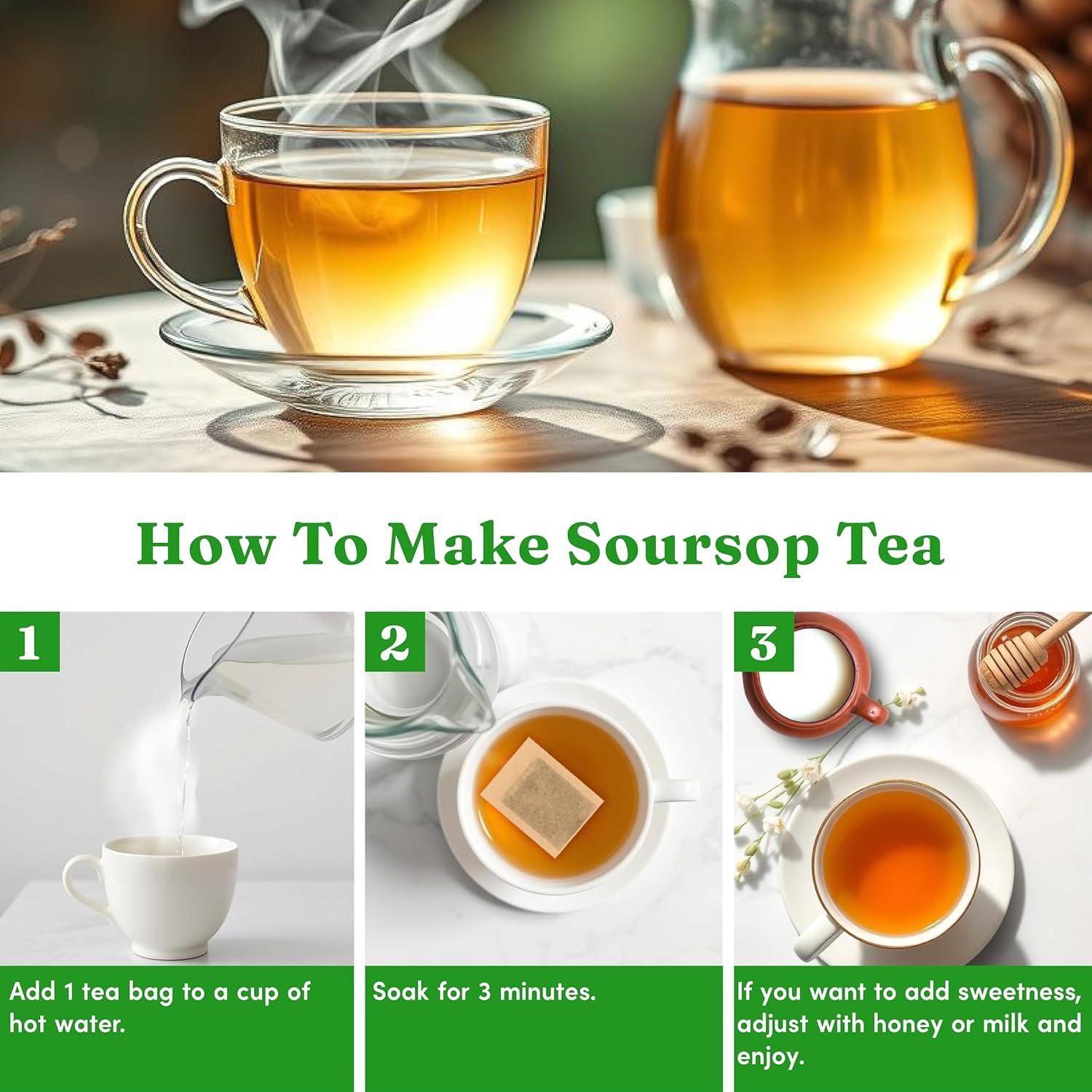 Té de Guanábana Premium Banana Joe - 30 Bolsitas 100% Puro