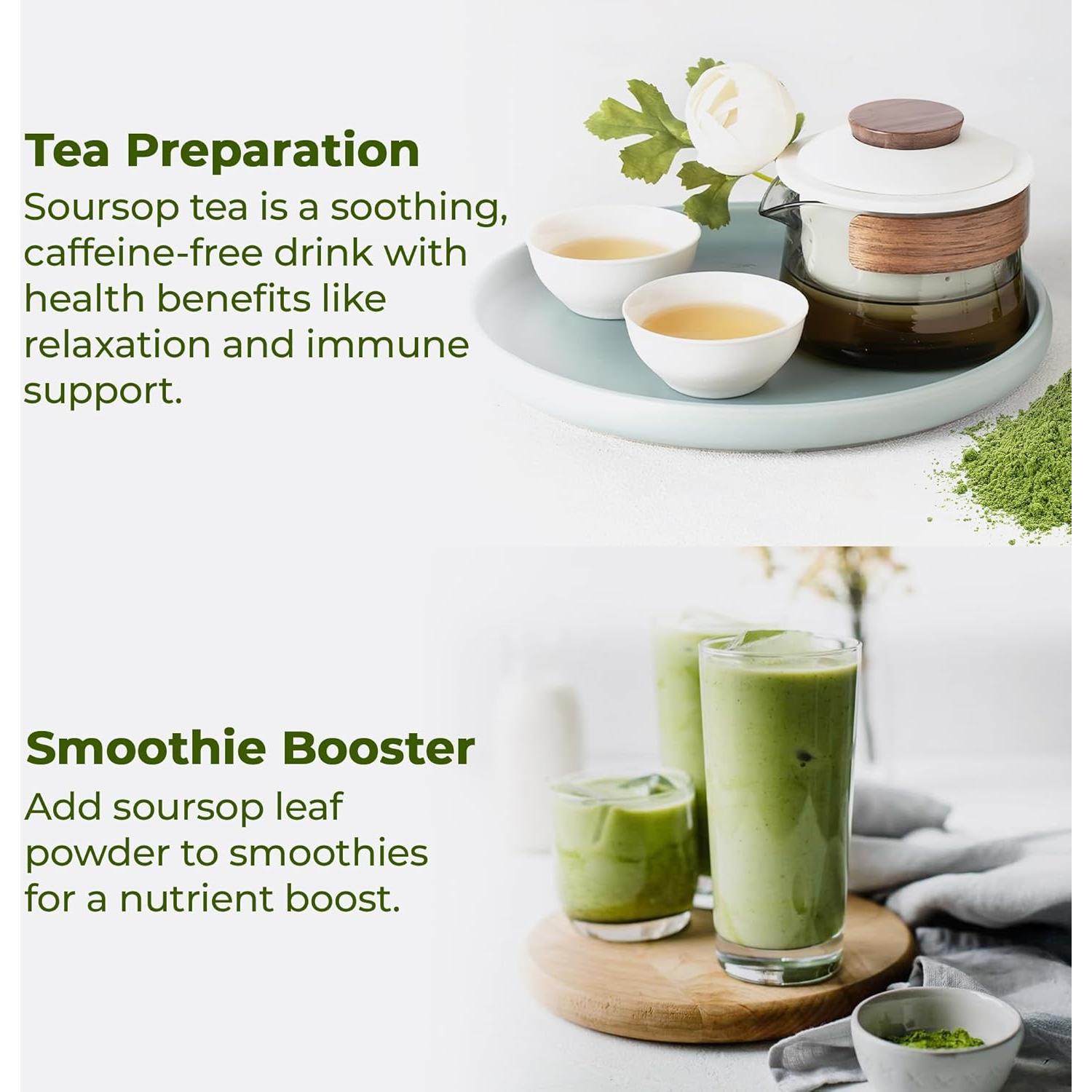 Polvo de Hoja de Guanábana FRESHDRINKUS 454g 100% Natural