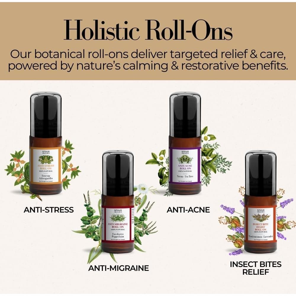 Roll-On Antiestrés Siyah Organics 28g - Relajante y Calmante