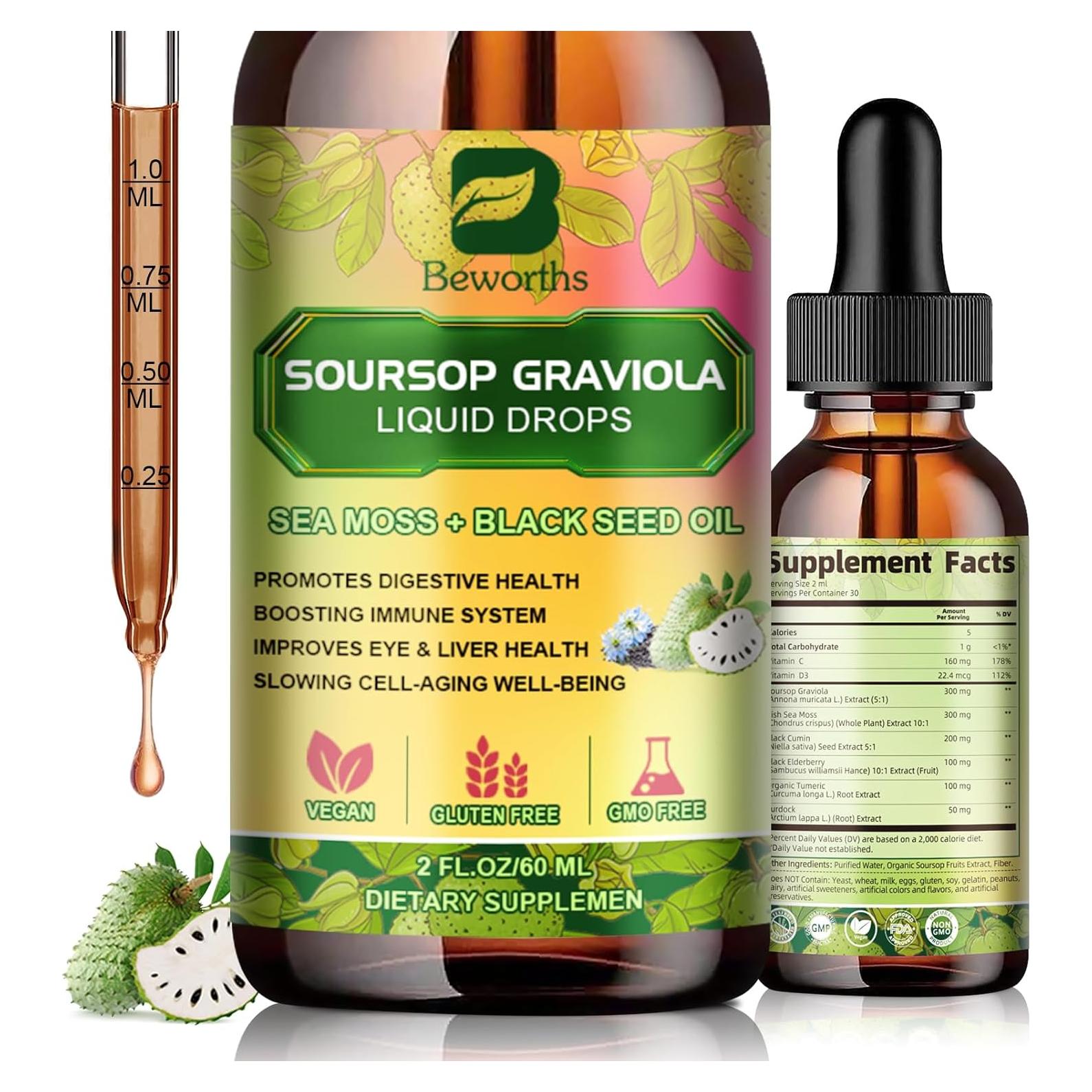 Extracto Líquido de Guanábana B Beworth - 120 ml - Antioxidante