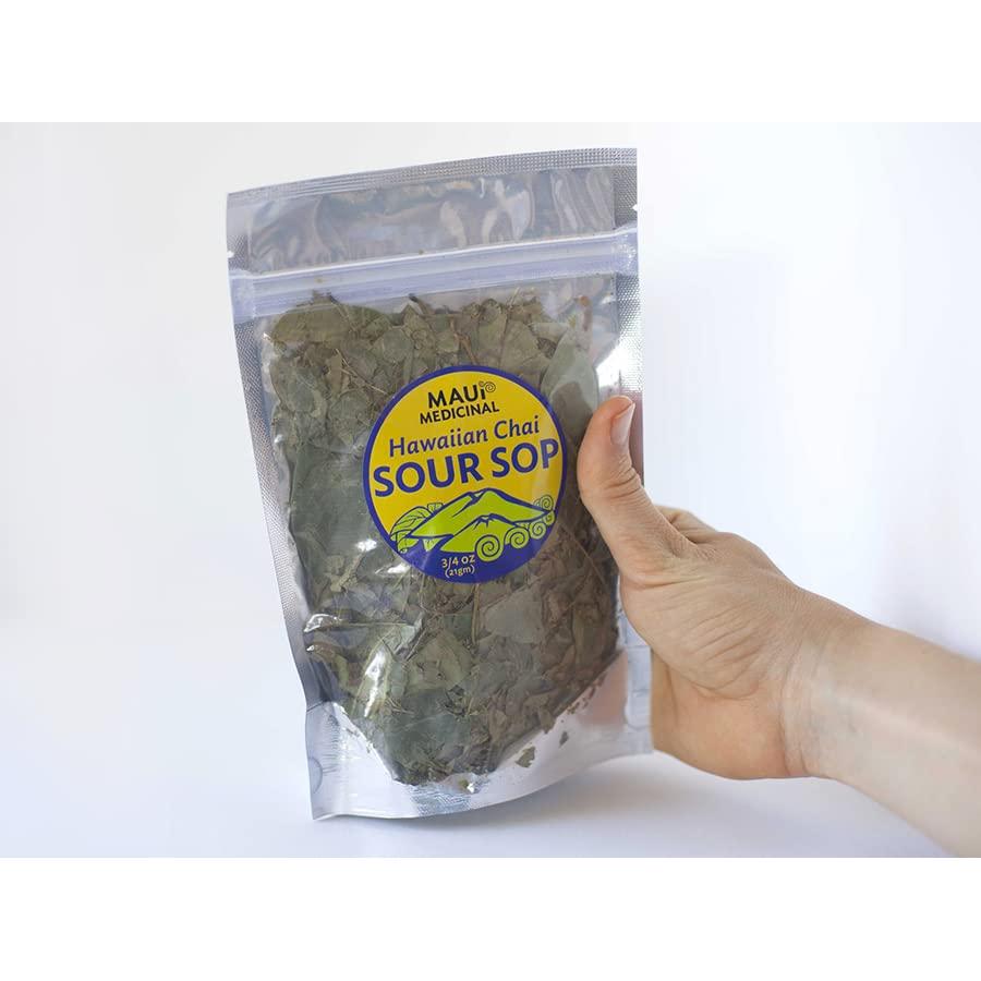 Hojas de Té de Guanábana Orgánicas Maui Medicinal 21g