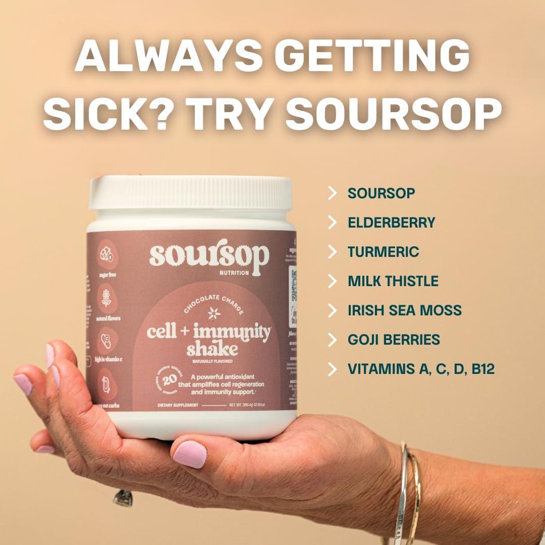 Batido Superalimenticio Soursop Carga de Chocolate 440g